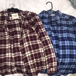 Two flannels TWO FOR $15